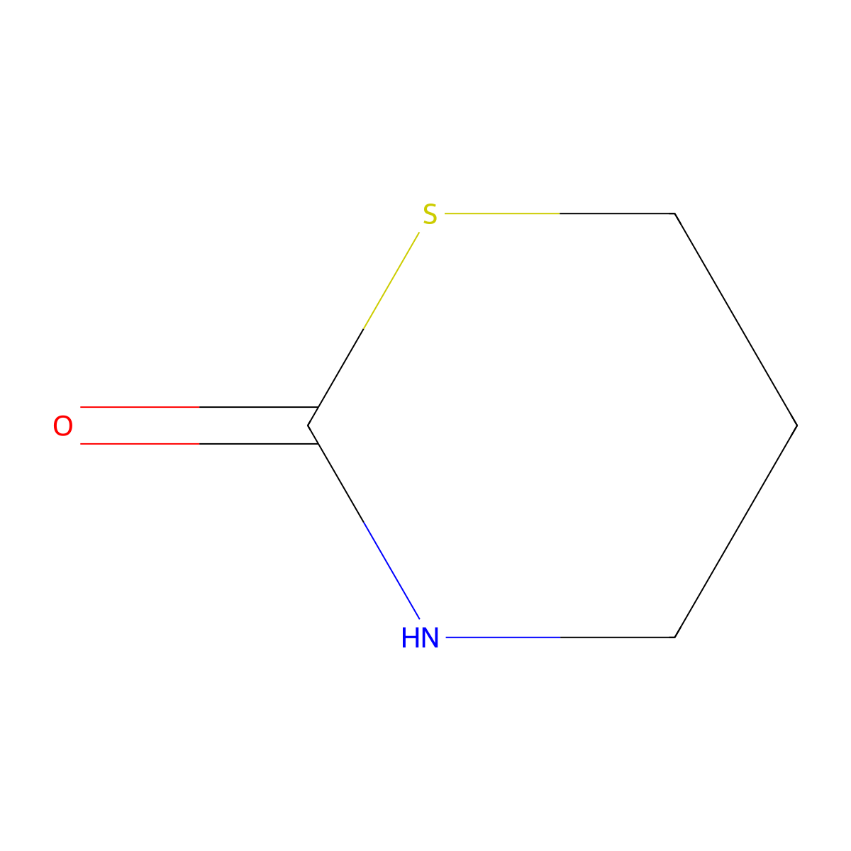1,3-Thiazinan-2-one molecular structure, CAS 14889-64-6