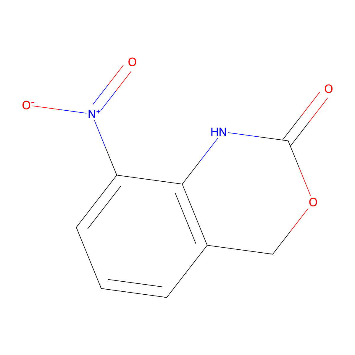 8-Nitro-1H-benzo[d][1,3]oxazin-2(4H)-one molecular structure, CAS 148890-66-8