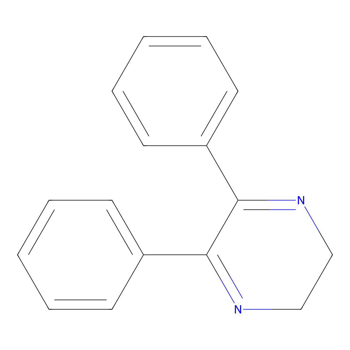 2,3-Dihydro-5,6-Diphenylpyrazine molecular structure, CAS 1489-06-1