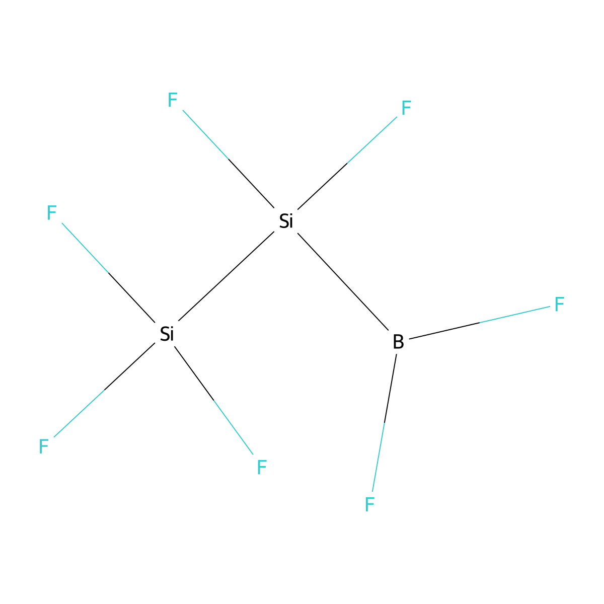 Difluoroborane, pentafluoroethyl- molecular structure, CAS 14890-36-9