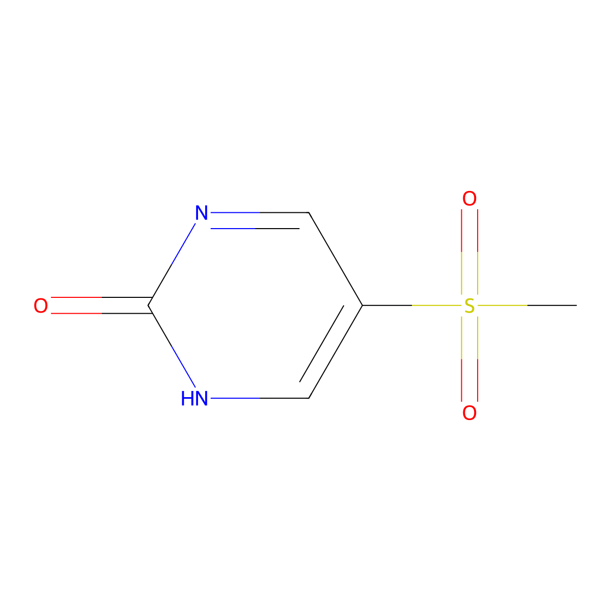5-Methanesulfonylpyrimidin-2-ol molecular structure, CAS 1489068-64-5