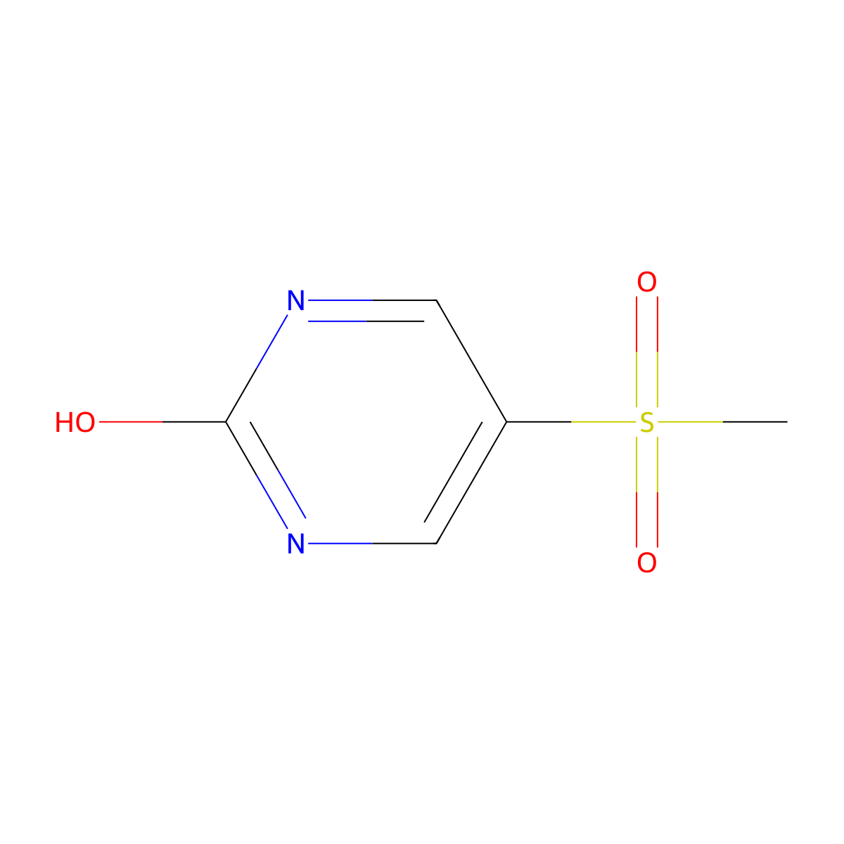 5-Methanesulfonylpyrimidin-2-ol molecular structure, CAS 1489068-64-5