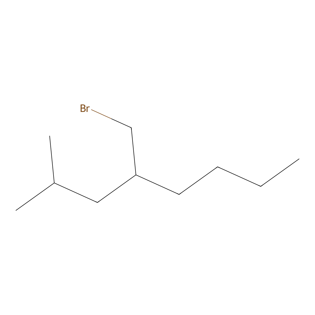4-(Bromomethyl)-2-methyloctane molecular structure, CAS 1489080-96-7