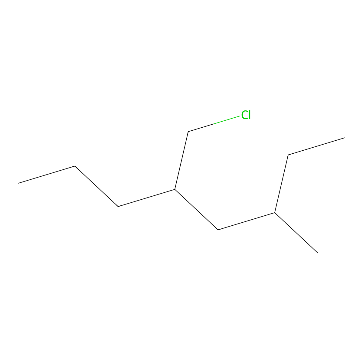 5-(Chloromethyl)-3-methyloctane molecular structure, CAS 1489088-46-1