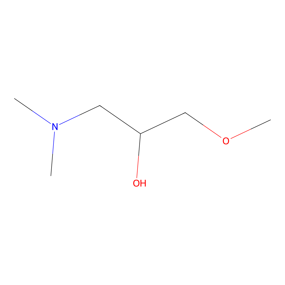 [(2S)-2-hydroxy-3-methoxypropyl]dimethylamine molecular structure, CAS 1489305-33-0
