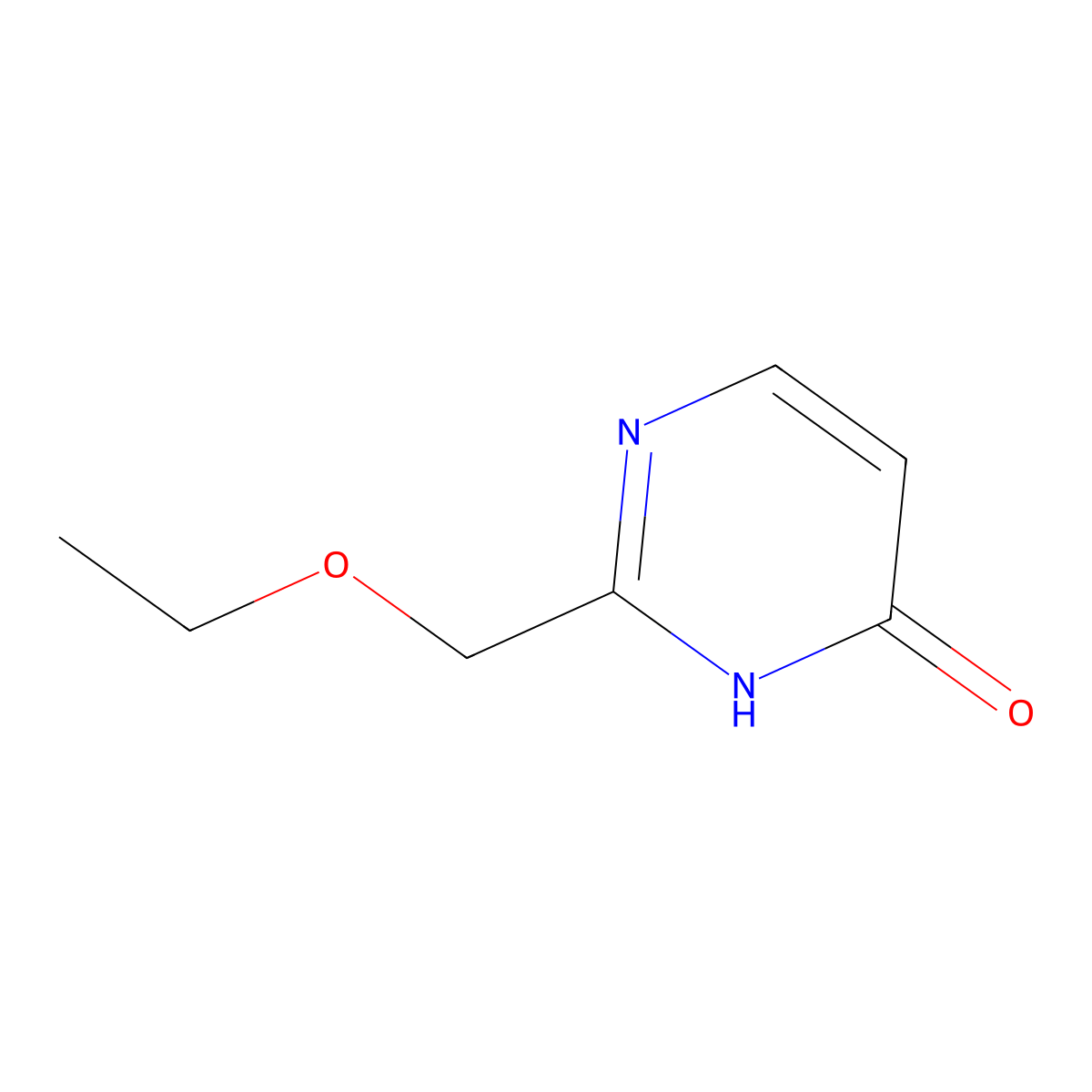 2-(Ethoxymethyl)pyrimidin-4-ol molecular structure, CAS 1489334-45-3
