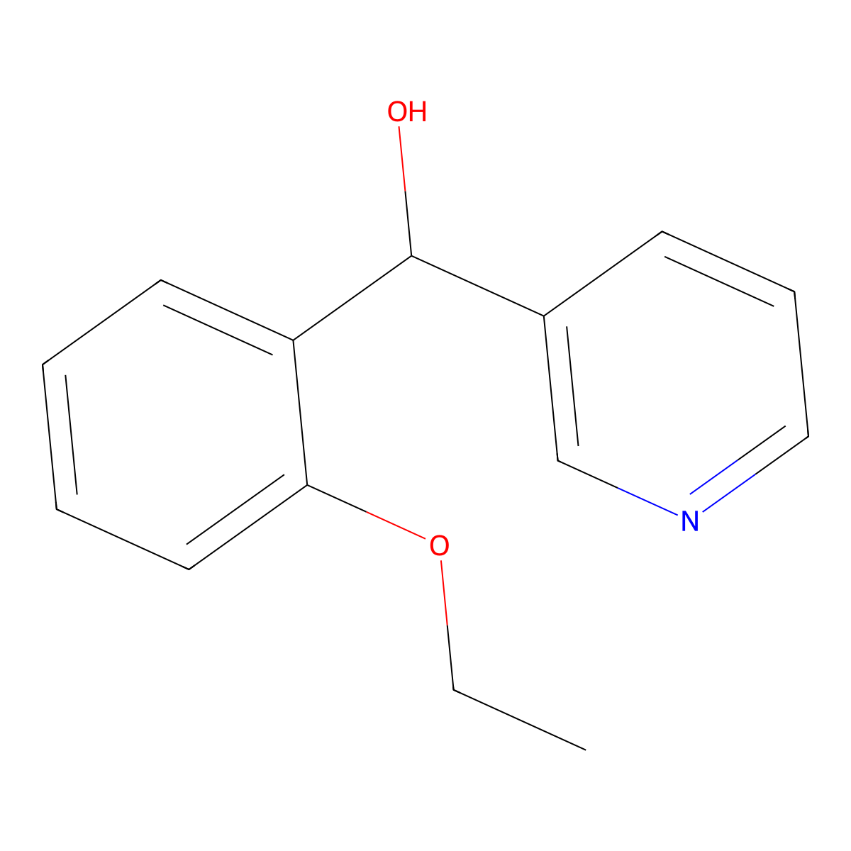 alpha-(2-Ethoxyphenyl)-3-pyridinemethanol molecular structure, CAS 1489408-52-7