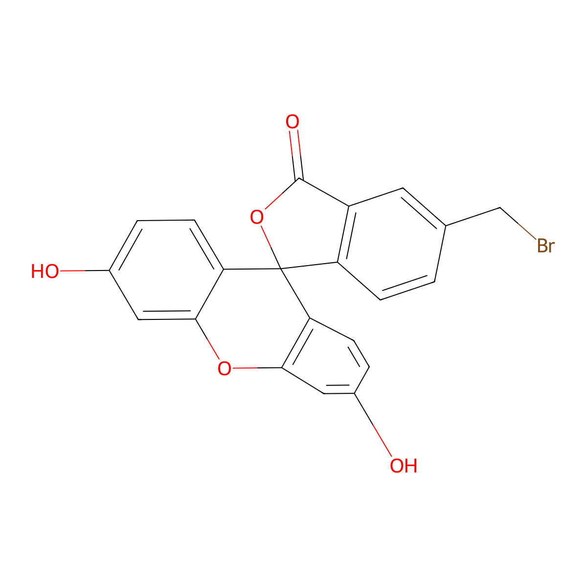 5-(Bromomethyl)fluorescein molecular structure, CAS 148942-72-7