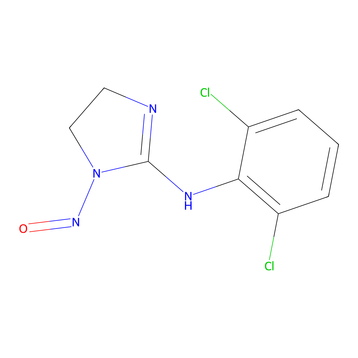 N-Nitroso Clonidine molecular structure, CAS 148950-49-6
