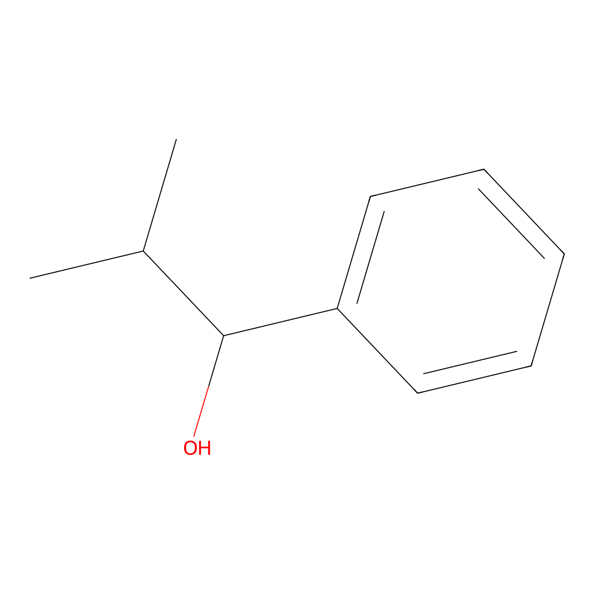 (R)-(+)-2-Methyl-1-phenyl-1-propanol molecular structure, CAS 14898-86-3