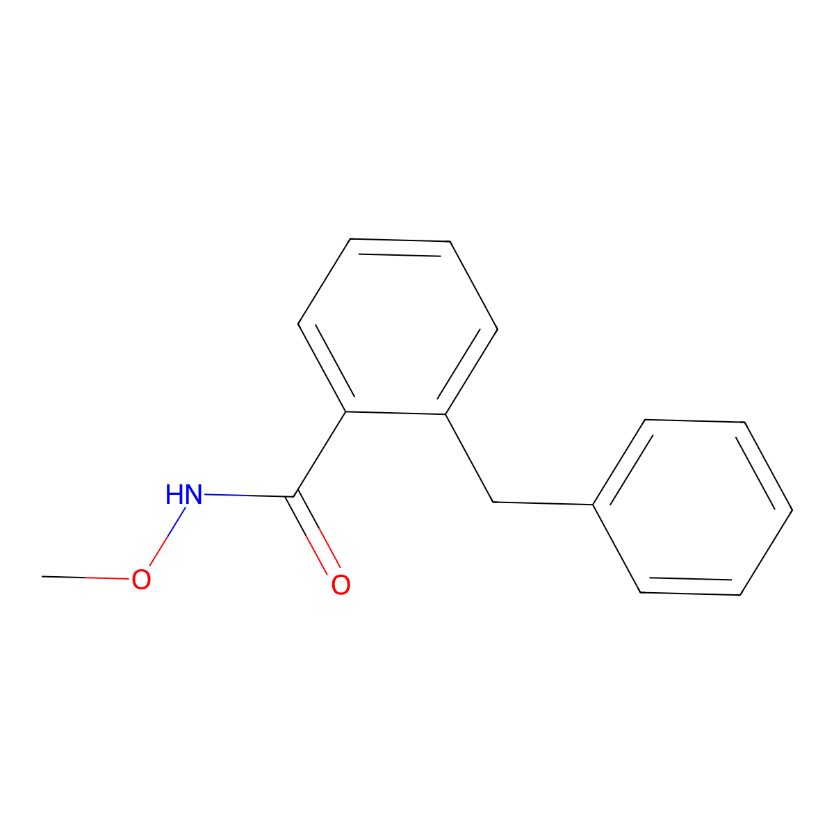 2-Benzyl-N-methoxybenzamide molecular structure, CAS 148991-82-6