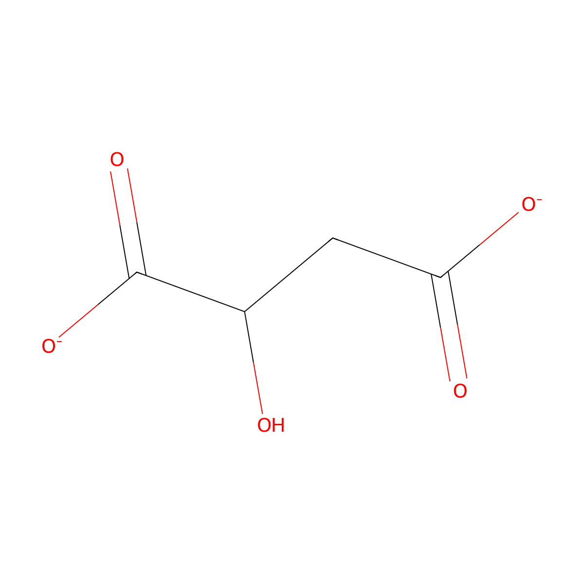 DL-Malate molecular structure, CAS 149-61-1