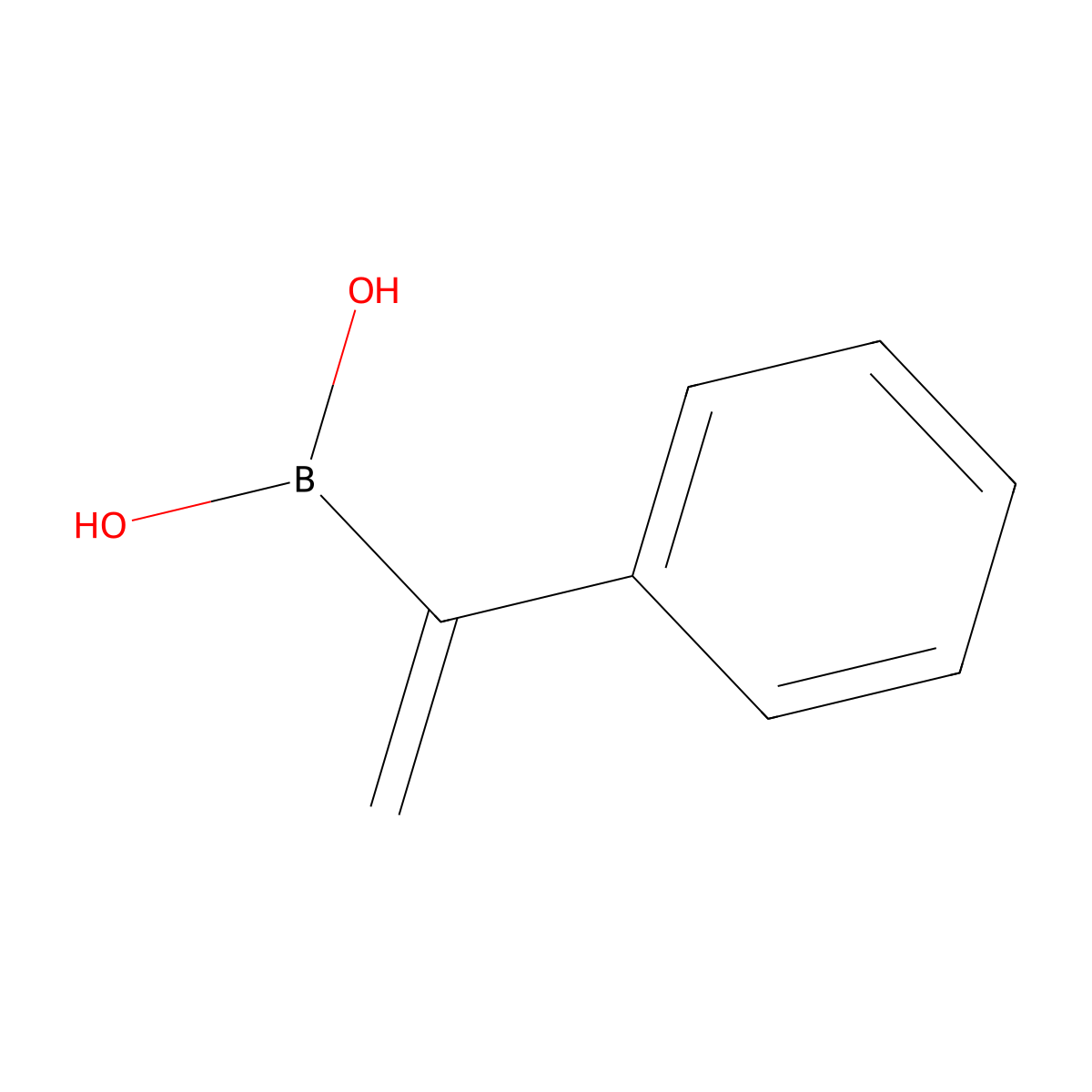 (1-Phenylvinyl)boronic acid molecular structure, CAS 14900-39-1