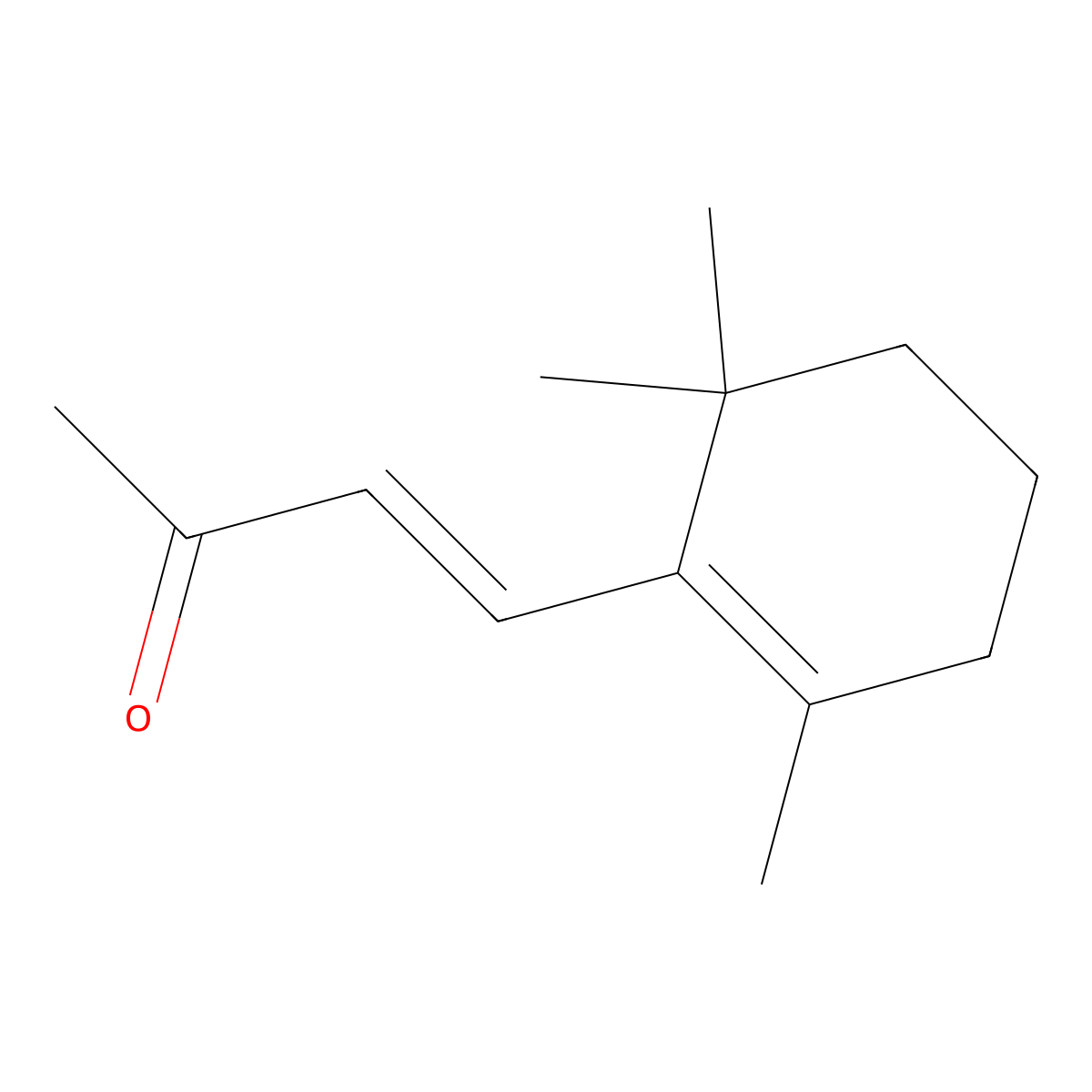 I2-Ionone molecular structure, CAS 14901-07-6
