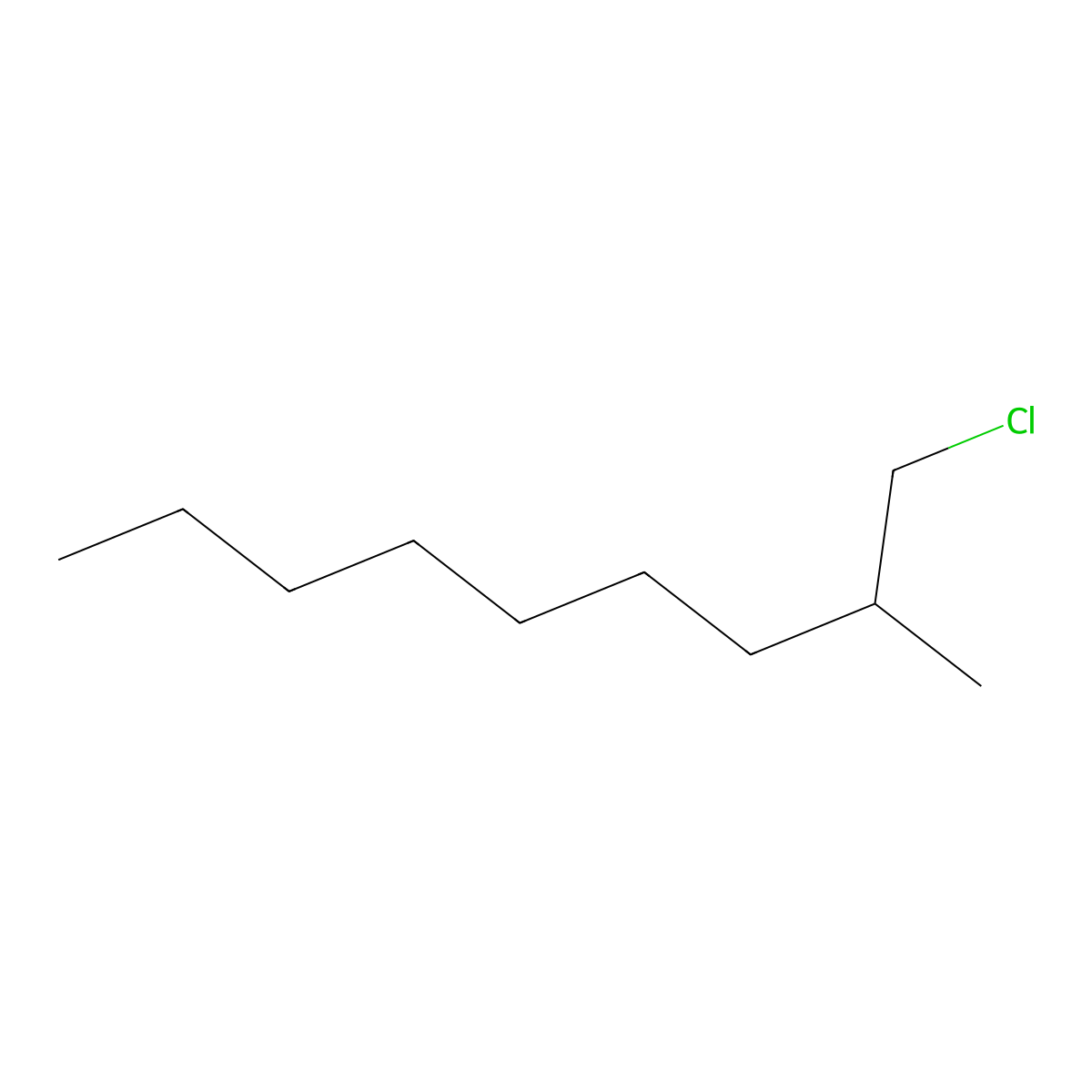 1-Chloro-2-methylnonane molecular structure, CAS 1490133-47-5
