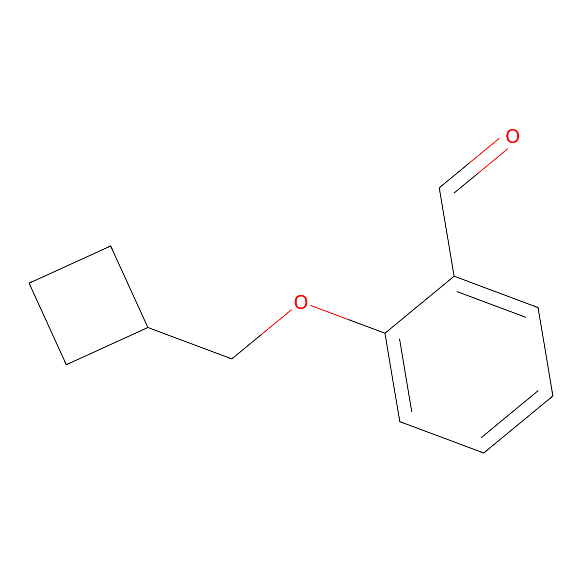 2-(Cyclobutylmethoxy)benzaldehyde molecular structure, CAS 1490165-78-0
