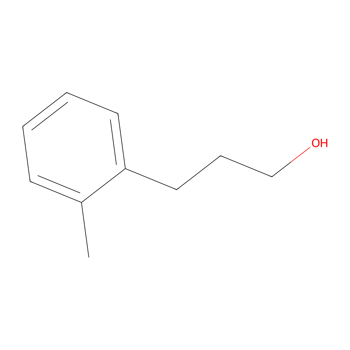 3-(2-Methylphenyl)propan-1-ol molecular structure, CAS 14902-36-4