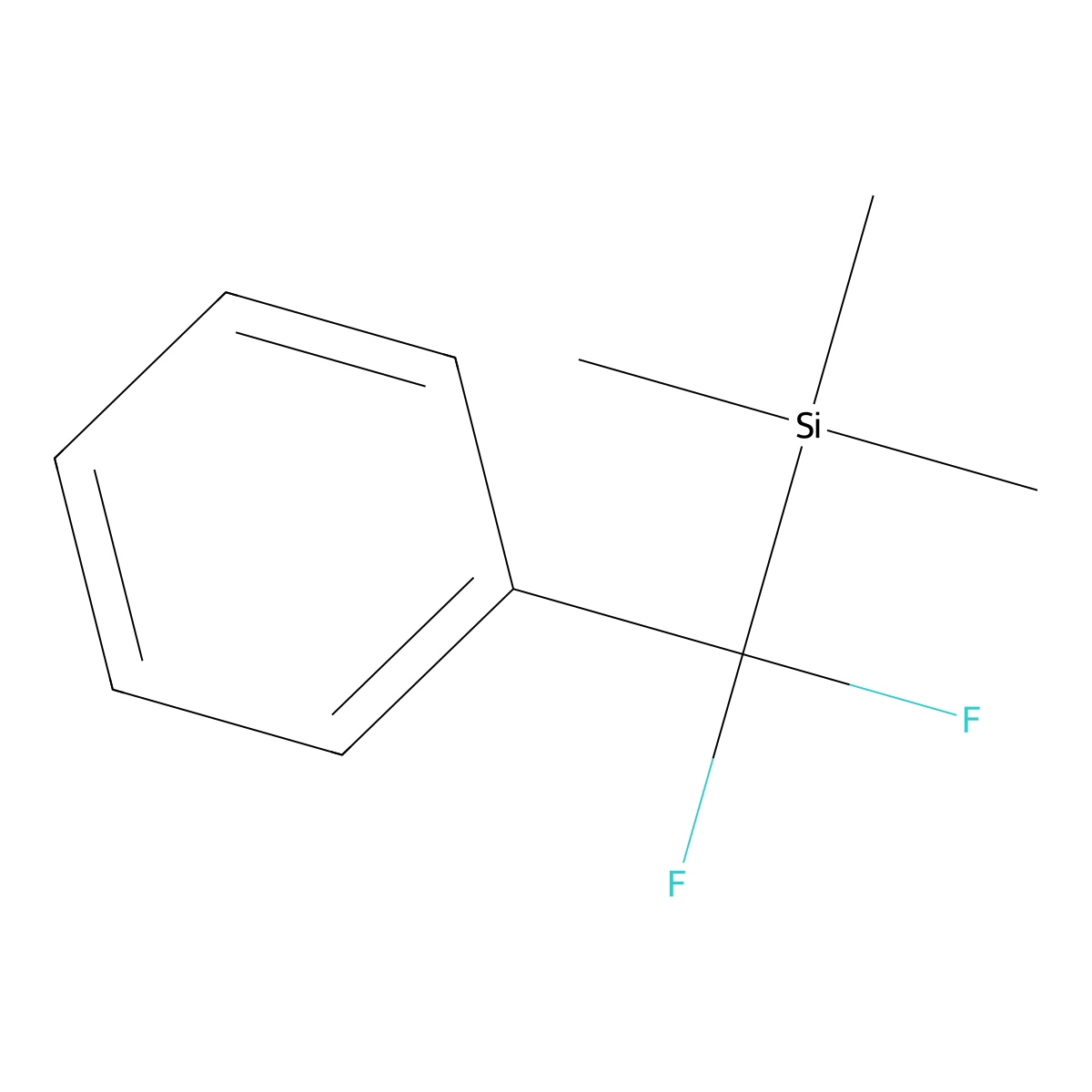 [Difluoro(phenyl)methyl](trimethyl)silane molecular structure, CAS 149021-01-2