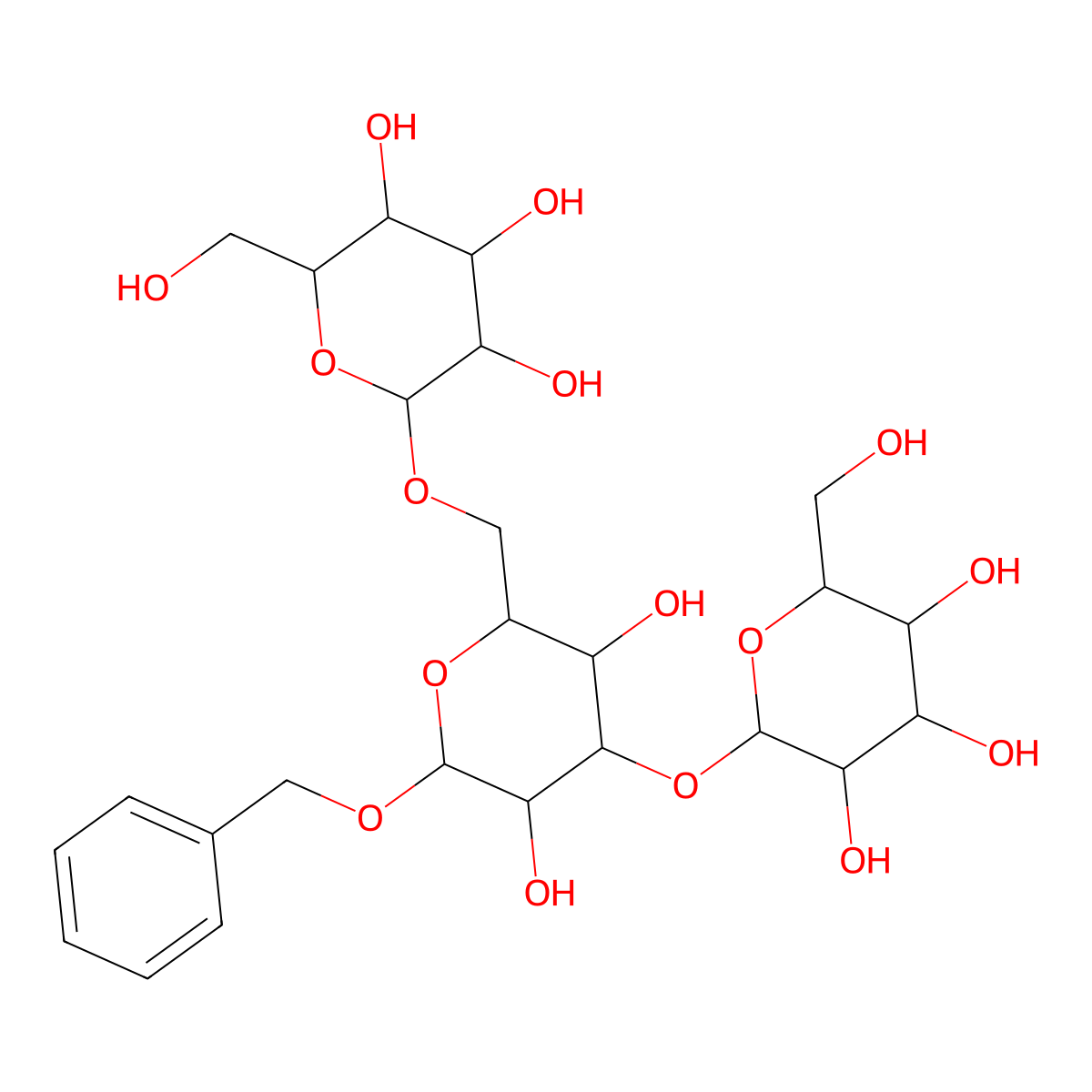 2-[[3,5-Dihydroxy-6-phenylmethoxy-4-[3,4,5-trihydroxy-6-(hydroxymethyl)oxan-2-yl]oxyoxan-2-yl]methoxy]-6-(hydroxymethyl)oxane-3,4,5-triol molecular structure, CAS 149022-23-1