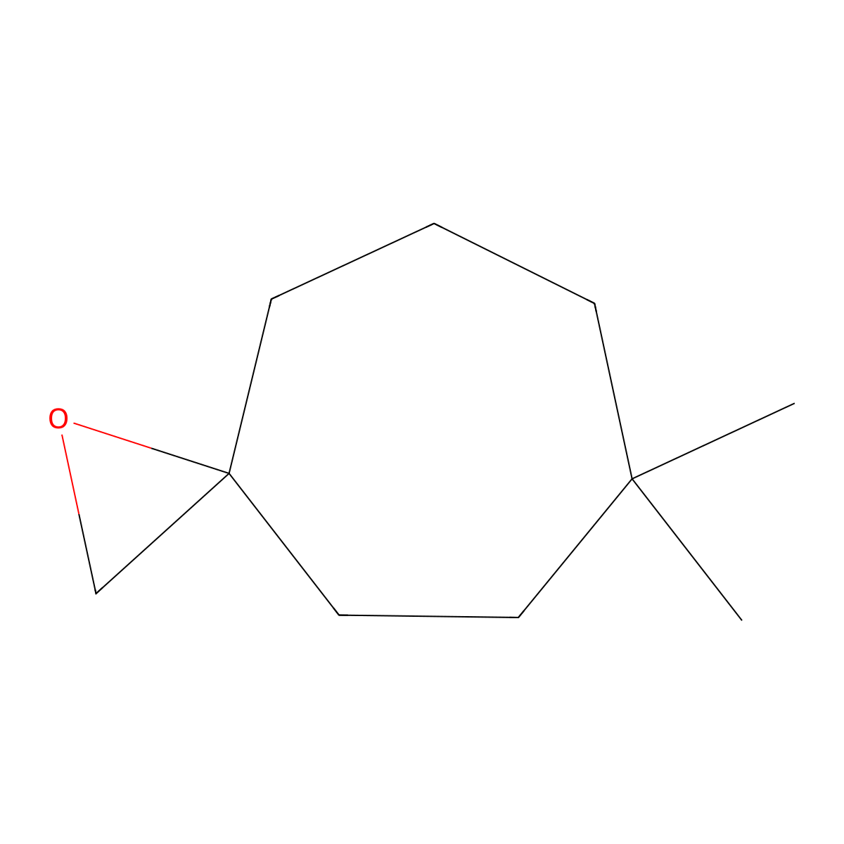 6,6-Dimethyl-1-oxaspiro[2.6]nonane molecular structure, CAS 1490252-32-8