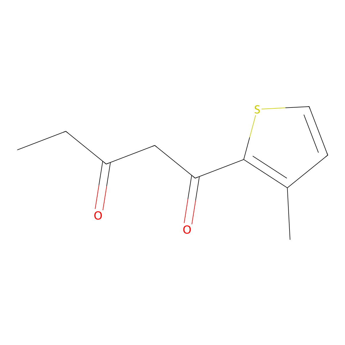 1-(3-Methylthiophen-2-yl)pentane-1,3-dione molecular structure, CAS 1490286-99-1