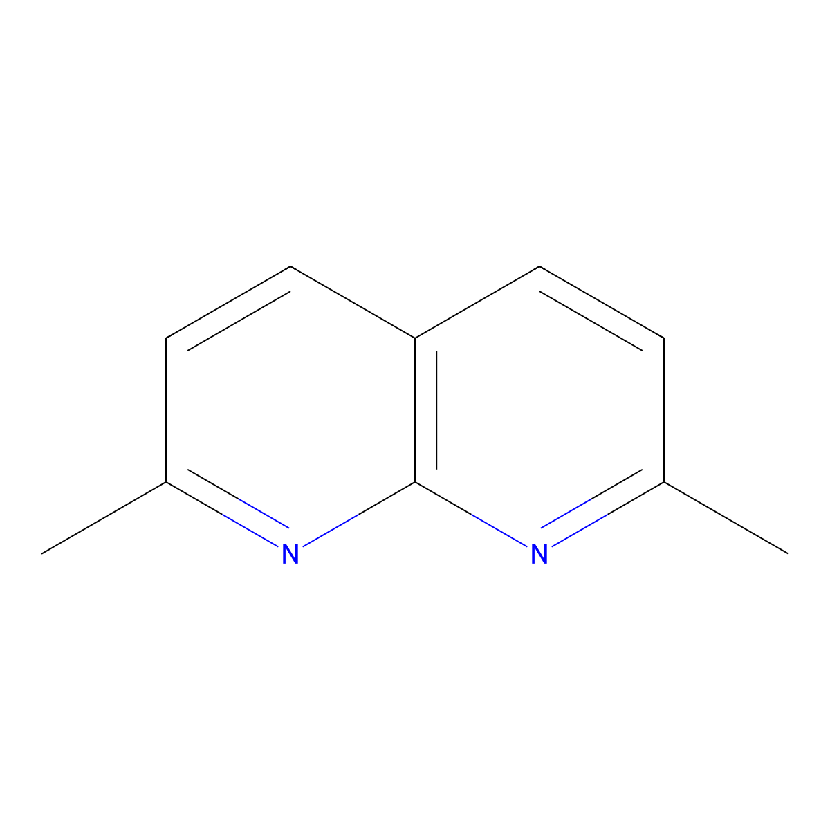 2,7-Dimethyl-1,8-naphthyridine molecular structure, CAS 14903-78-7