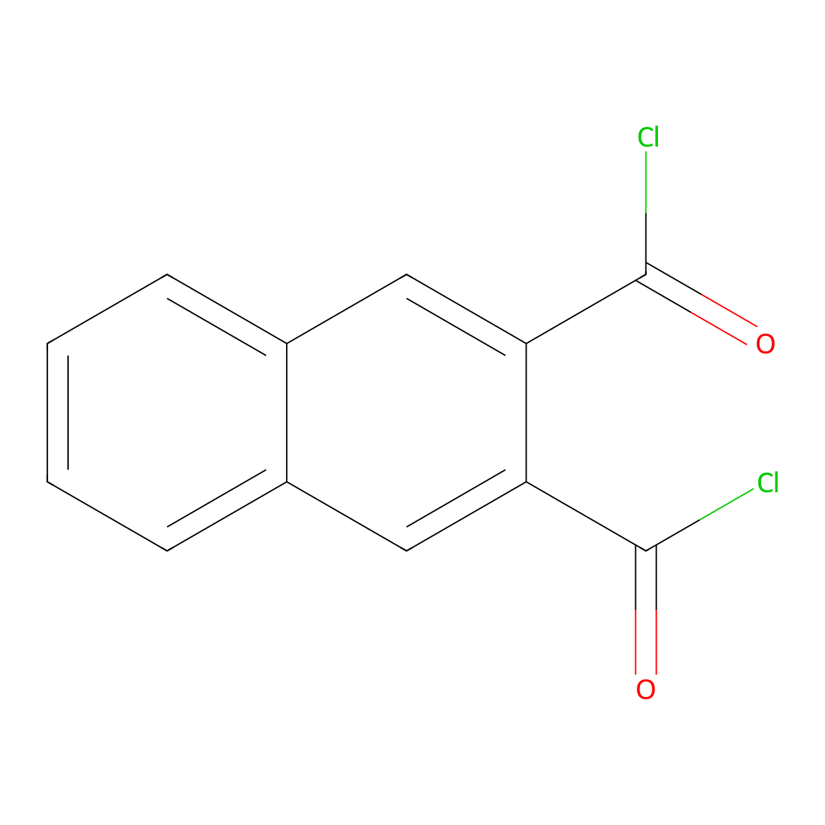 Naphthalene-2,3-dicarbonyl Chloride molecular structure, CAS 149039-46-3