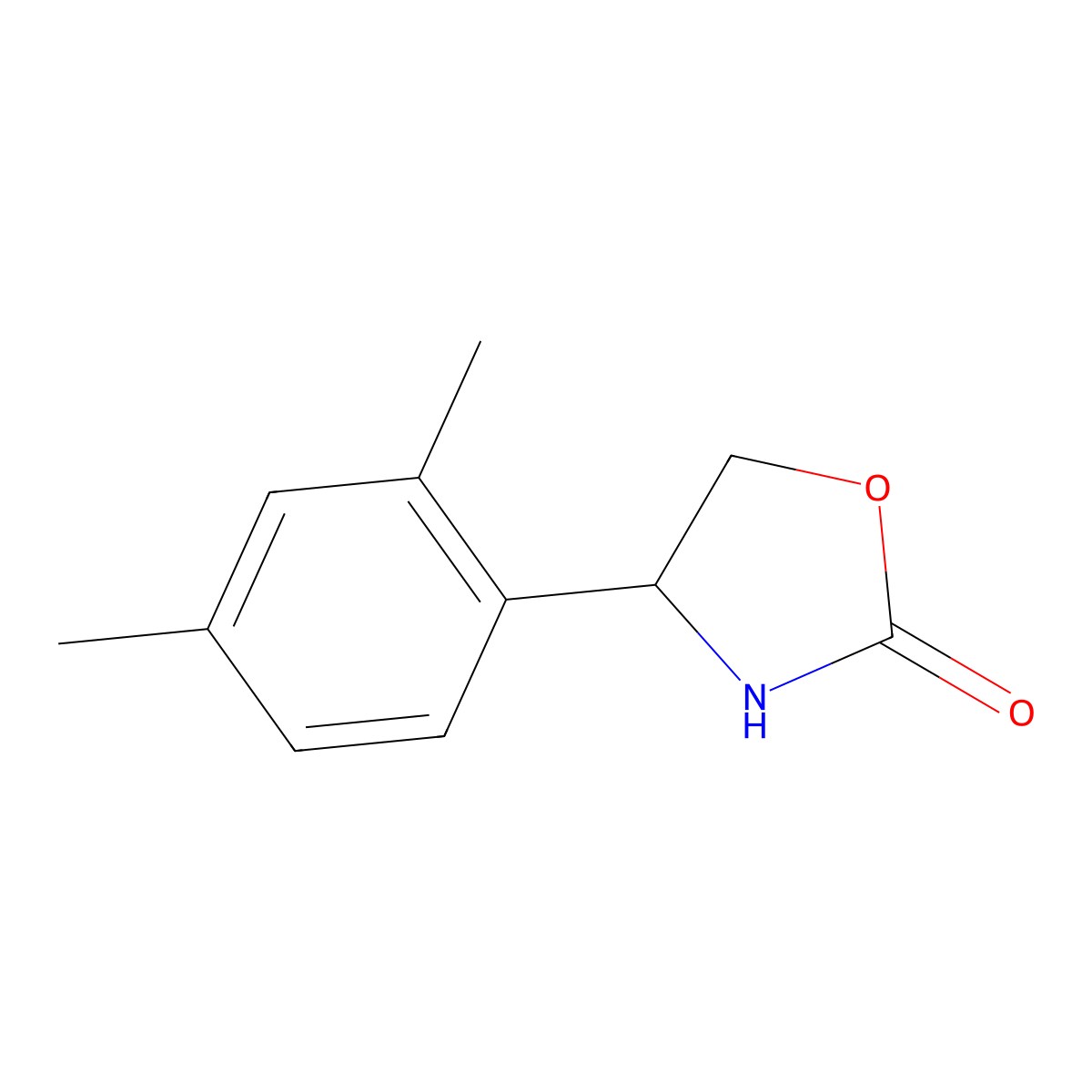 4-(2,4-Dimethylphenyl)oxazolidin-2-one molecular structure, CAS 1490466-14-2