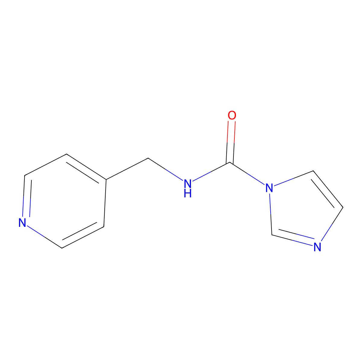 N-(pyridin-4-ylmethyl)-1H-imidazole-1-carboxamide molecular structure, CAS 149047-33-6