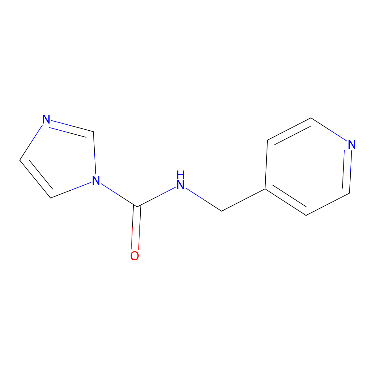 N-(pyridin-4-ylmethyl)-1H-imidazole-1-carboxamide molecular structure, CAS 149047-33-6