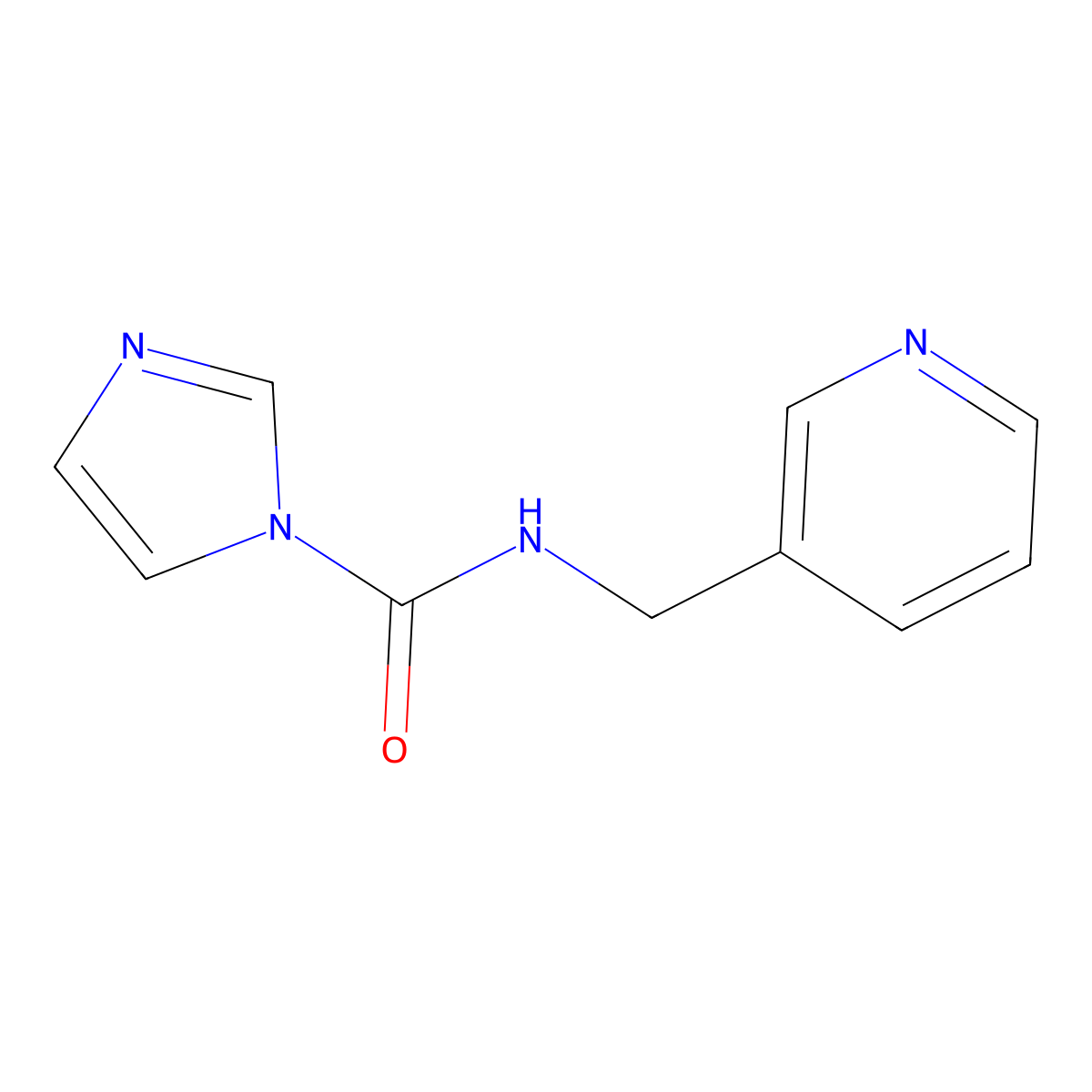 N-(pyridin-3-ylmethyl)-1H-imidazole-1-carboxamide molecular structure, CAS 149047-35-8