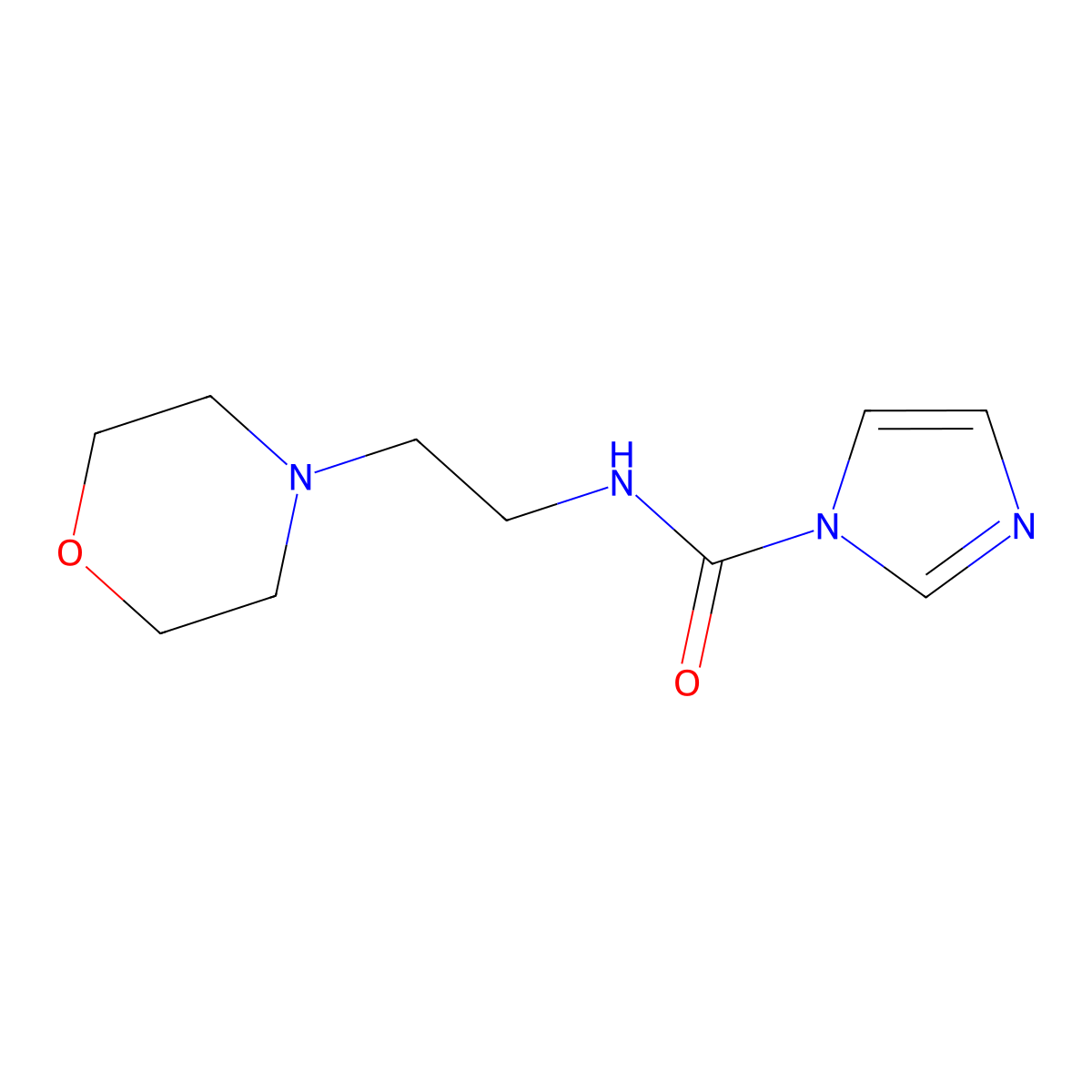 N-[2-(Morpholin-4-yl)ethyl]-1H-imidazole-1-carboxamide molecular structure, CAS 149047-79-0