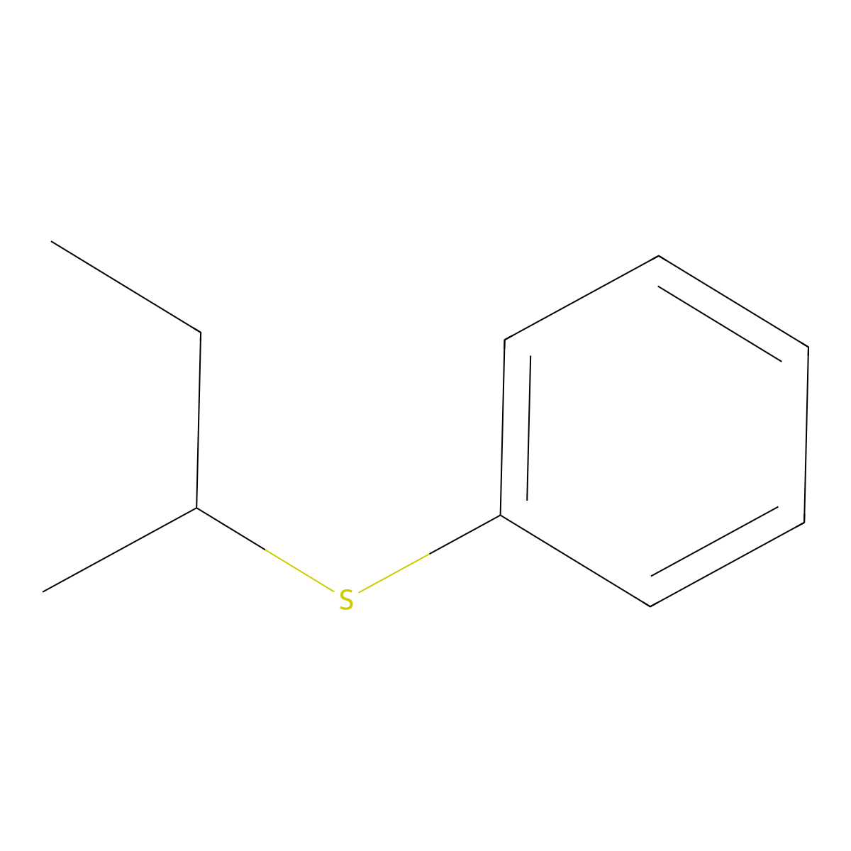 2-(Phenylthio)butane molecular structure, CAS 14905-79-4