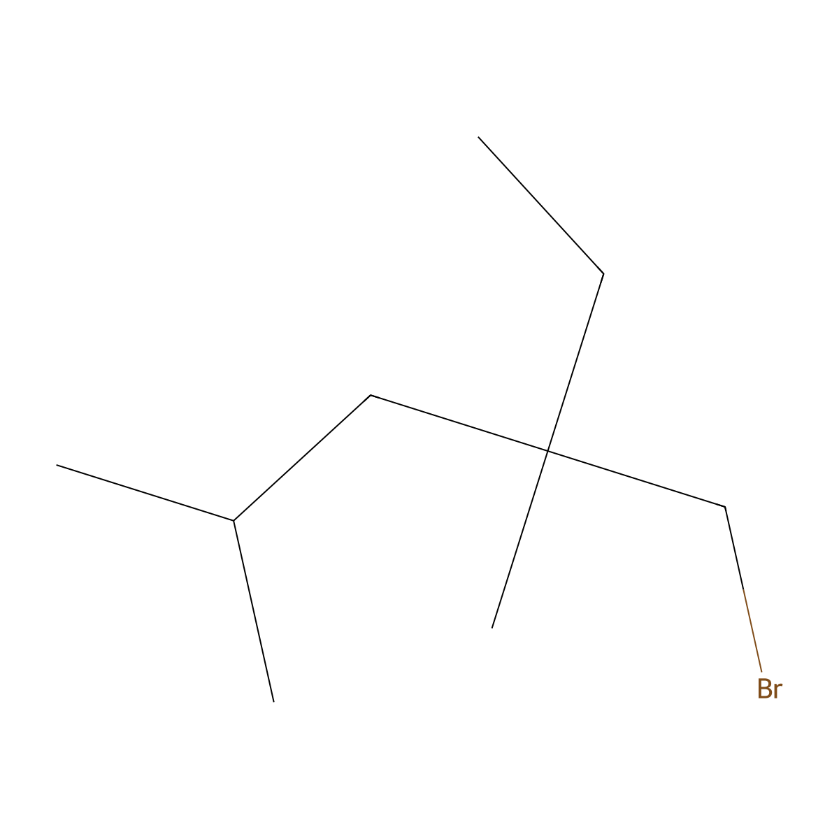 4-(Bromomethyl)-2,4-dimethylhexane molecular structure, CAS 1490609-10-3