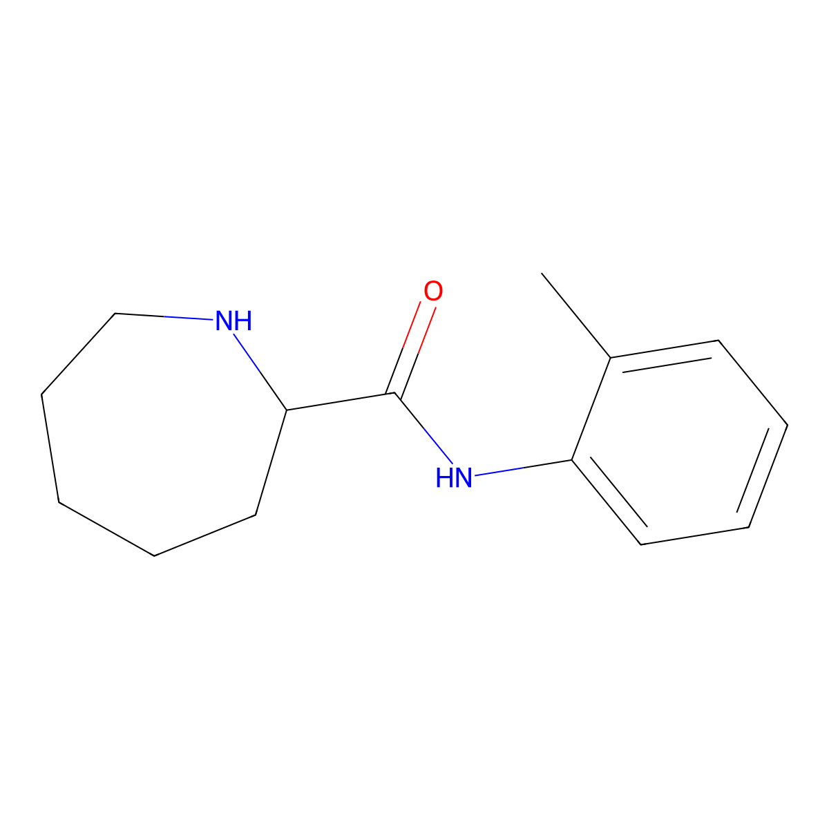 N-(o-Tolyl)azepane-2-carboxamide molecular structure, CAS 1490641-61-6