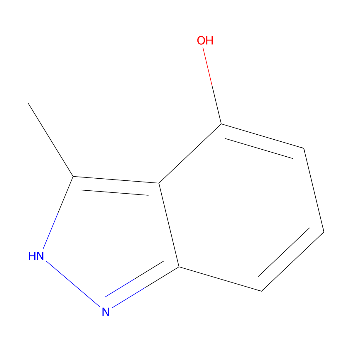 3-Methyl-1h-indazol-4-ol molecular structure, CAS 149071-05-6