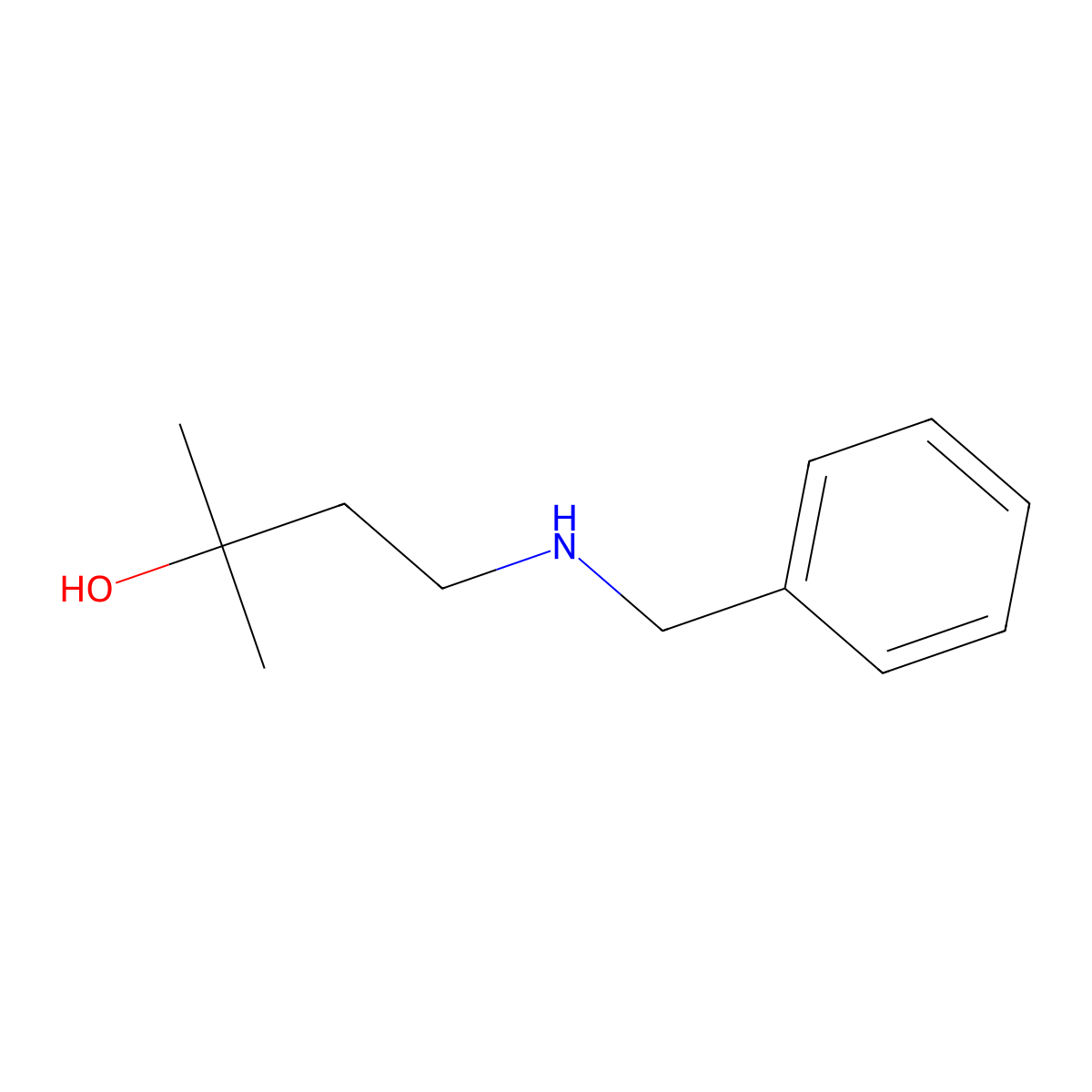 4-(Benzylamino)-2-methylbutan-2-ol molecular structure, CAS 1490727-08-6
