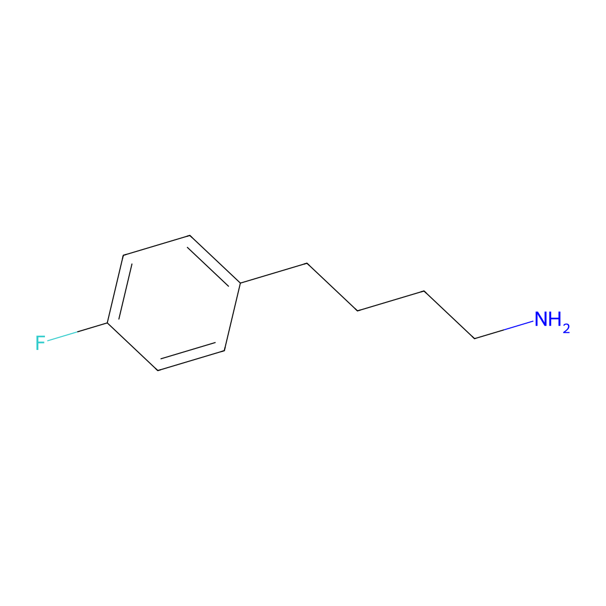 4-(4-Fluorophenyl)butan-1-amine molecular structure, CAS 149080-28-4