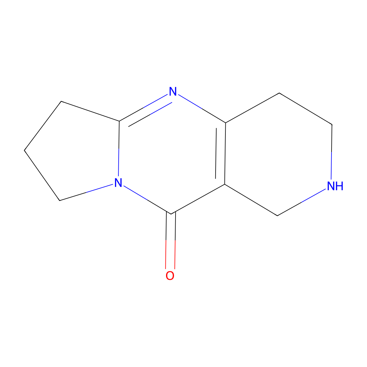 1,2,3,4,7,8-Hexahydropyrido[4,3-d]pyrrolo[1,2-a]pyrimidin-10(6H)-one molecular structure, CAS 1490854-74-4