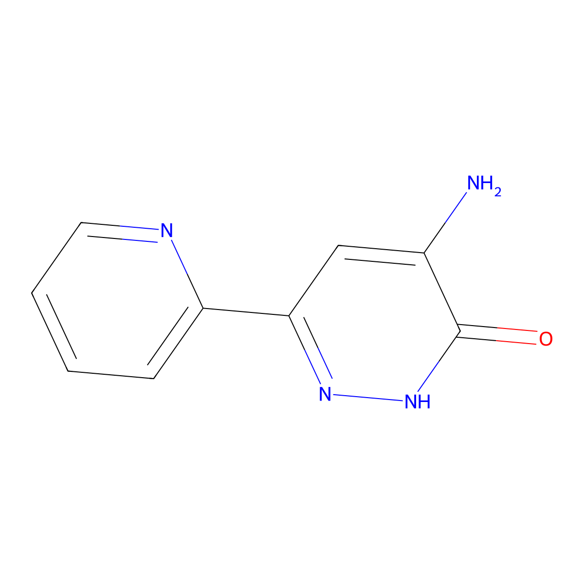 4-Amino-6-(pyridin-2-yl)pyridazin-3-ol molecular structure, CAS 1490941-48-4