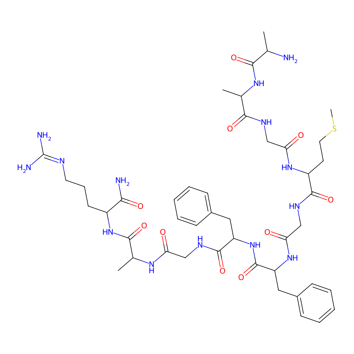 Urechistachykinin II molecular structure, CAS 149097-04-1
