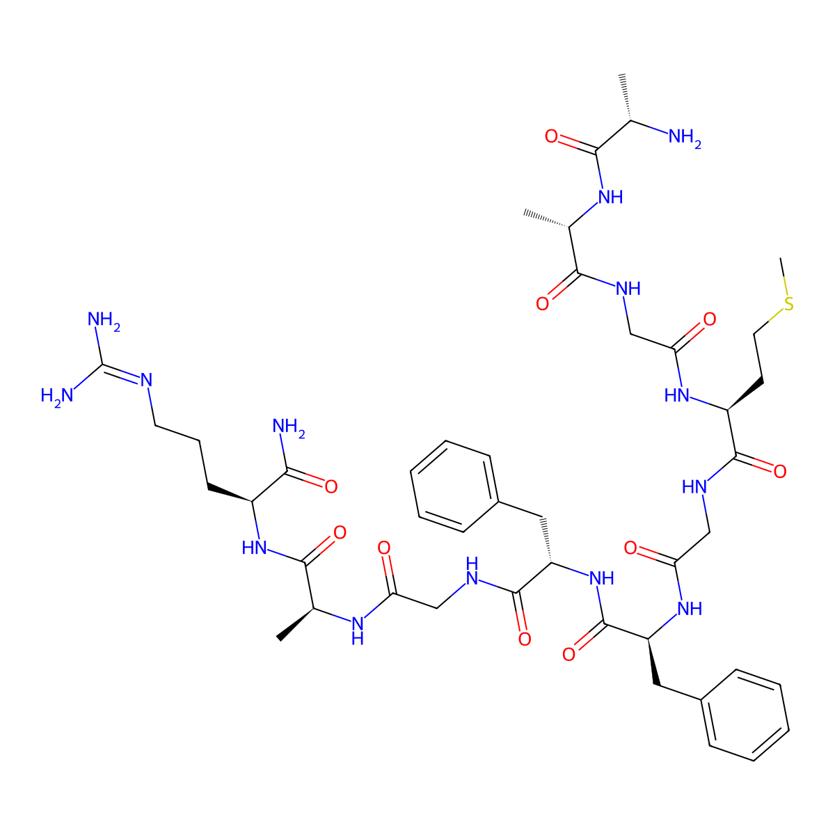 Urechistachykinin II molecular structure, CAS 149097-04-1
