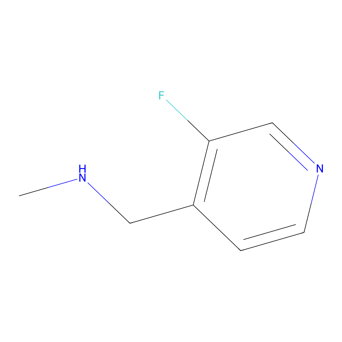 [(3-Fluoropyridin-4-yl)methyl](methyl)amine molecular structure, CAS 1491003-85-0