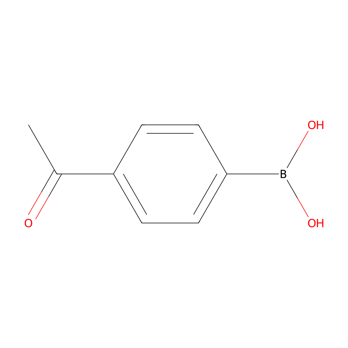 4-Acetylphenylboronic acid molecular structure, CAS 149104-90-5