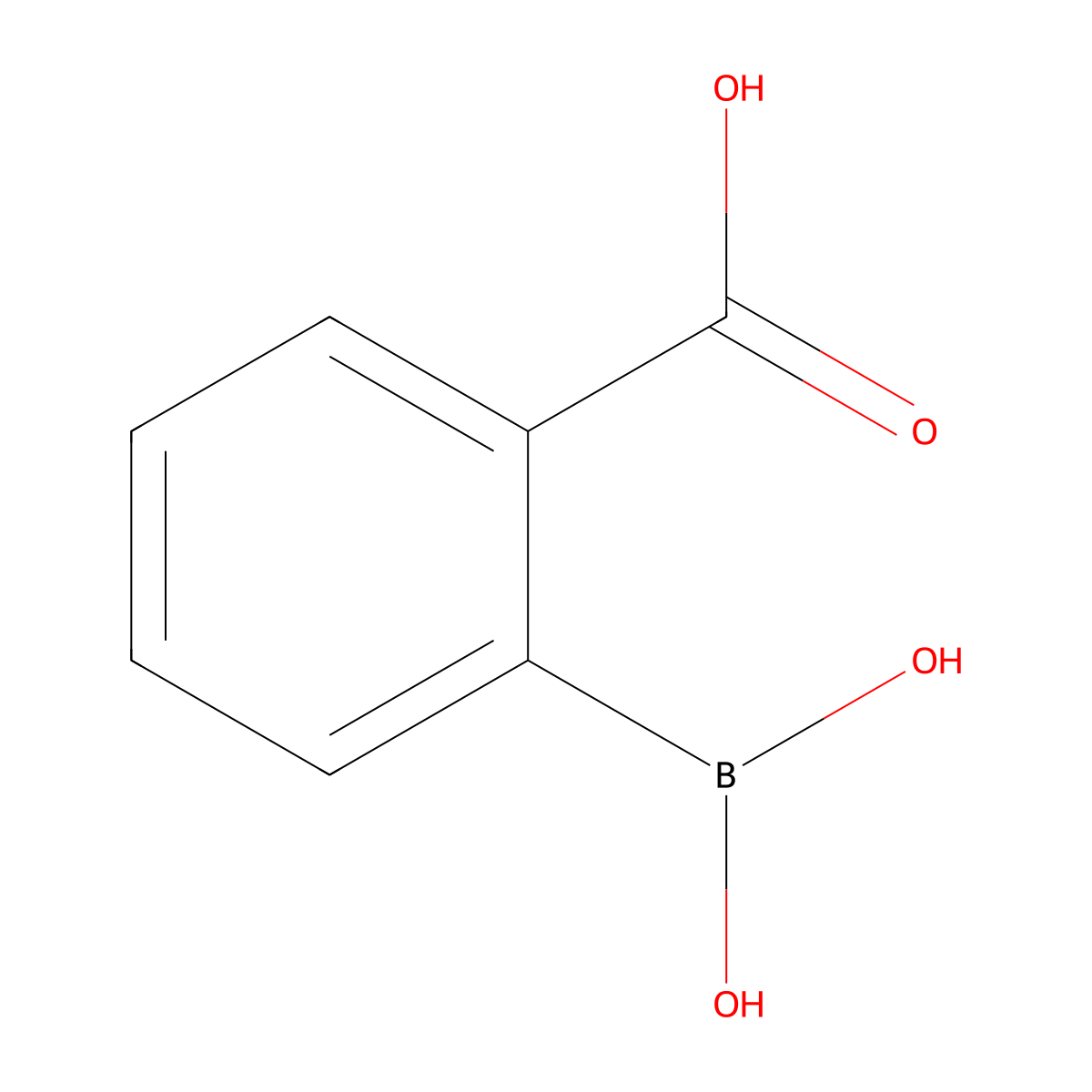 2-(Dihydroxyboranyl)benzoic acid molecular structure, CAS 149105-19-1