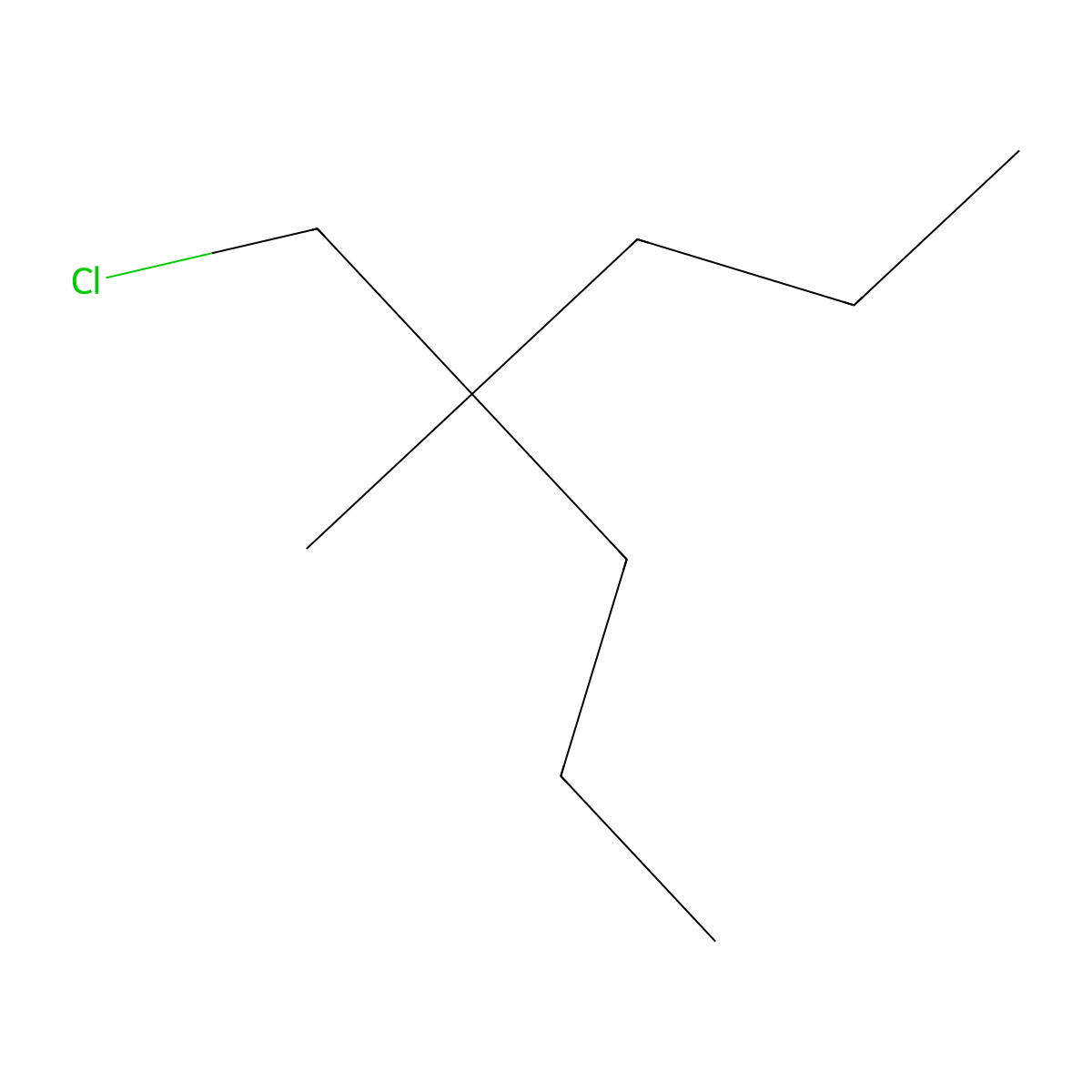 4-(Chloromethyl)-4-methylheptane molecular structure, CAS 1491084-59-3