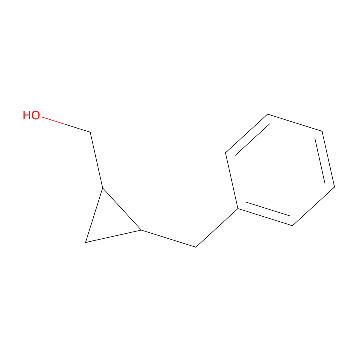 (2-Benzylcyclopropyl)methanol molecular structure, CAS 1491138-66-9