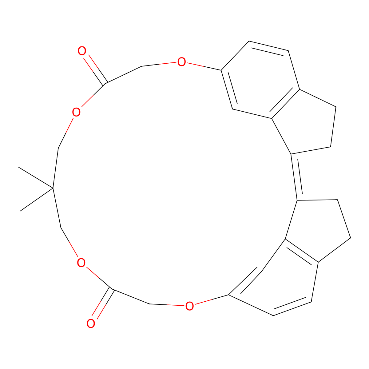 (21aZ)-1,2,11,12,20,21-Hexahydro-11,11-dimethyl-3,5:17,19-dietheno-10H-dicyclopenta[n,p][1,4,8,11]tetraoxacyclononadecin-8,14(7H,15H)-dione molecular structure, CAS 1491161-09-1