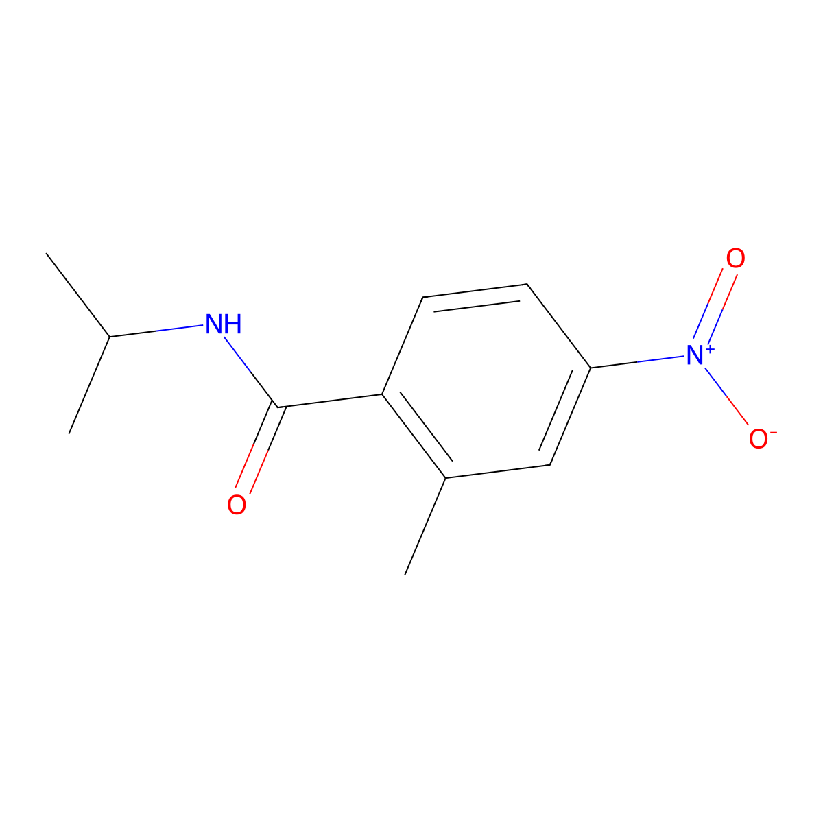 N-Isopropyl-2-methyl-4-nitrobenzamide molecular structure, CAS 1491186-74-3