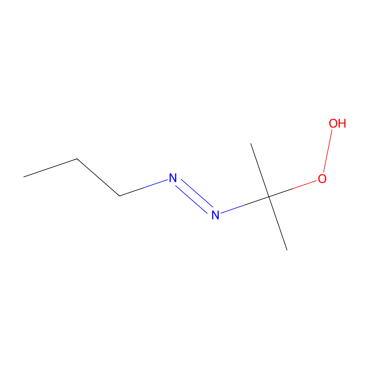 2-Propylazo-2-propyl hydroperoxide molecular structure, CAS 149127-58-2